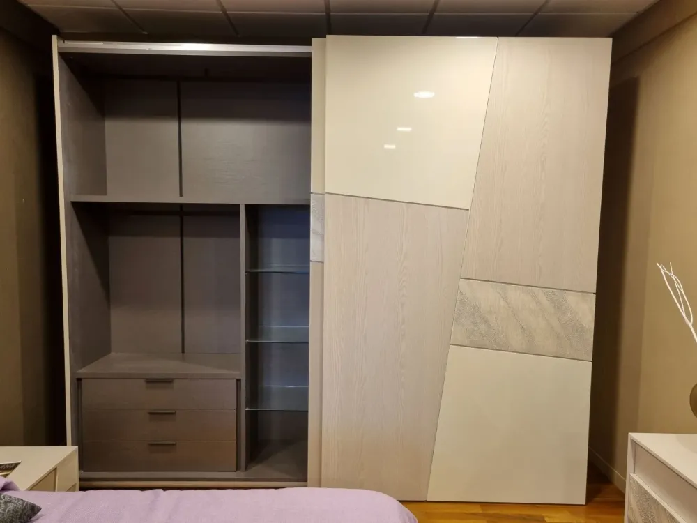 Camera da letto Camera acacco con letto quadra PREZZI OUTLET^Mobilgam Best