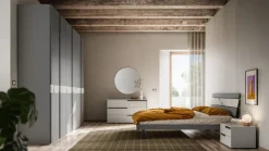 Orme Camera da letto Camera night 05 in laminato a prezzo Outlet- Camere Da Letto