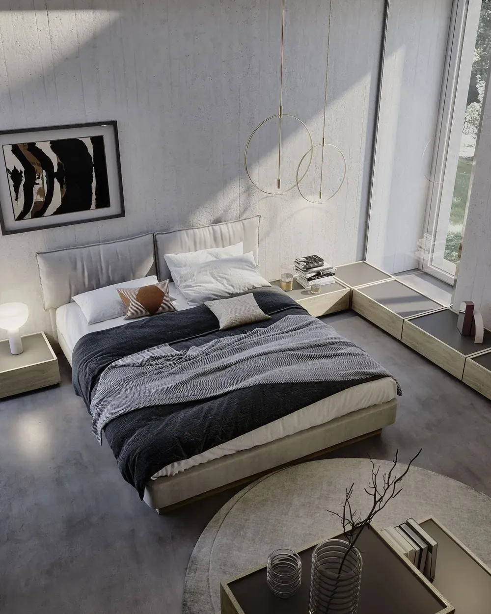 Camera da letto Camera rovere a prezzo ribassato^S75