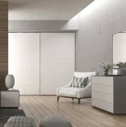 Collezione esclusiva Camera da letto Kloe 17 a prezzo scontato in laminato- Camere Da Letto