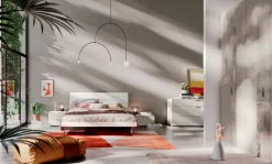 Collezione esclusiva Camera da letto Camera light 21 a prezzo scontato in laccato opaco- Camere Da Letto