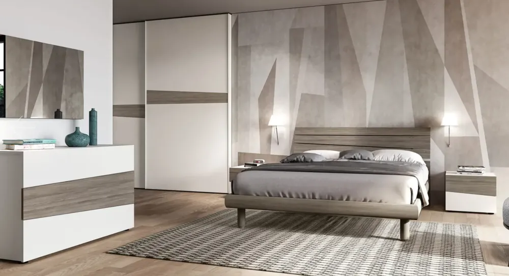 Best Camera da letto Composizione flo' 302 in laminato a prezzo ribassato Camere Da Letto