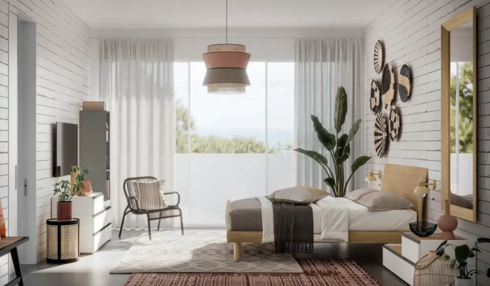 Camera da letto Composizione laura 316 in legno in Offerta Outlet^Santalucia Hot