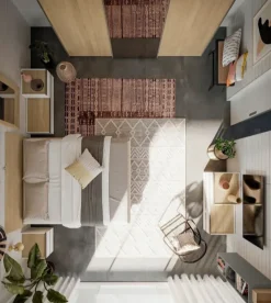 Camera da letto Composizione laura 316 in legno in Offerta Outlet^Santalucia Hot