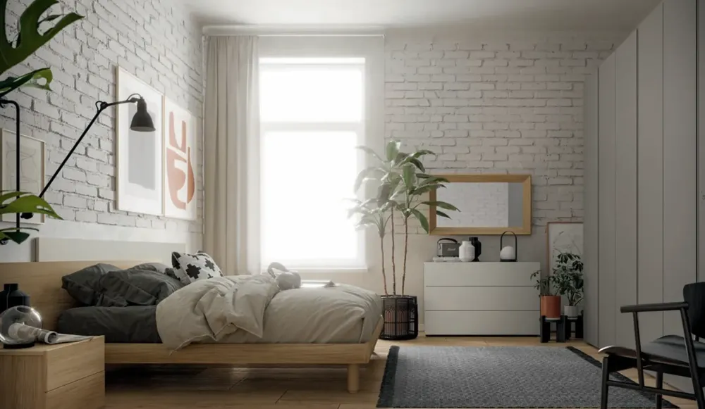 Santalucia Camera da letto Composizione dama 318 in legno a prezzo scontato- Camere Da Letto