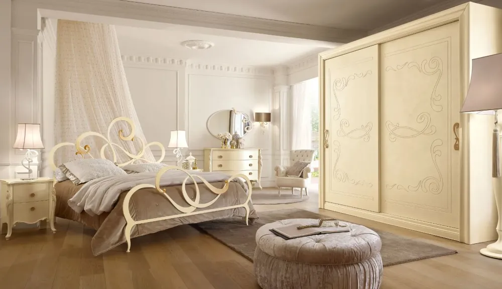 Camera da letto Composizione 02 in legno a prezzo ribassato^Artigianale