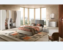 Md work Camera da letto Dreamy in legno in Offerta Outlet- Camere Da Letto