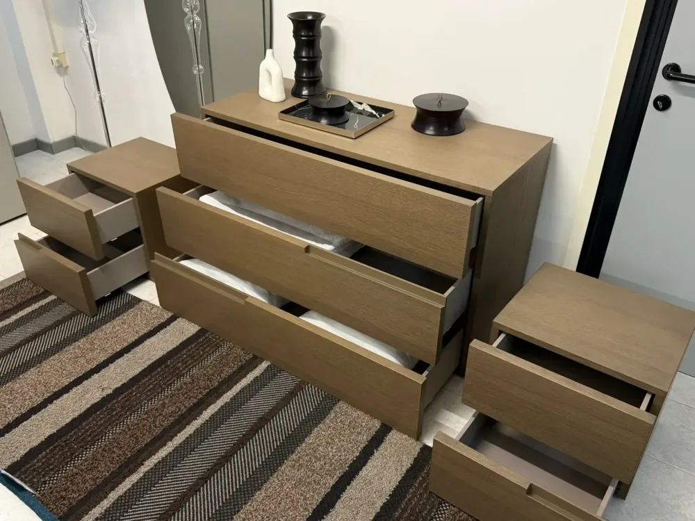 Morassutti Camera da letto Fred in legno in Offerta Outlet- Camere Da Letto