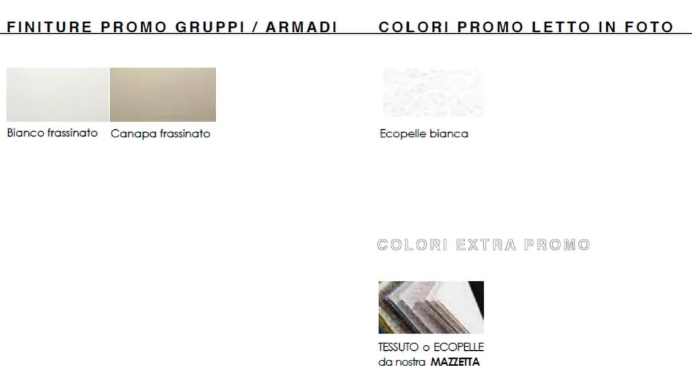 Camera da letto Gdo 514 a un prezzo conveniente^Artigianale Hot