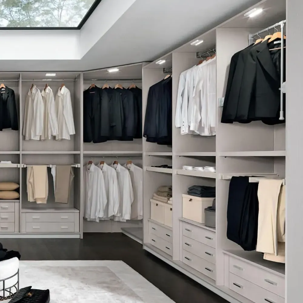 Camera da letto Camera matrimoniale mod.step a prezzo ribassato in laminato^Gierre Mobili Discount