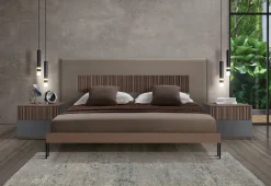 Mobilificio Bellutti Camera da letto Gruppo letto marica in legno a prezzo scontato- Camere Da Letto