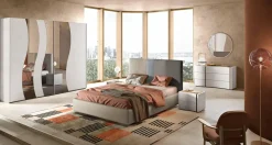 Camera da letto I creativi 01: in ecopelle, prezzo ribassato!^Spar Discount