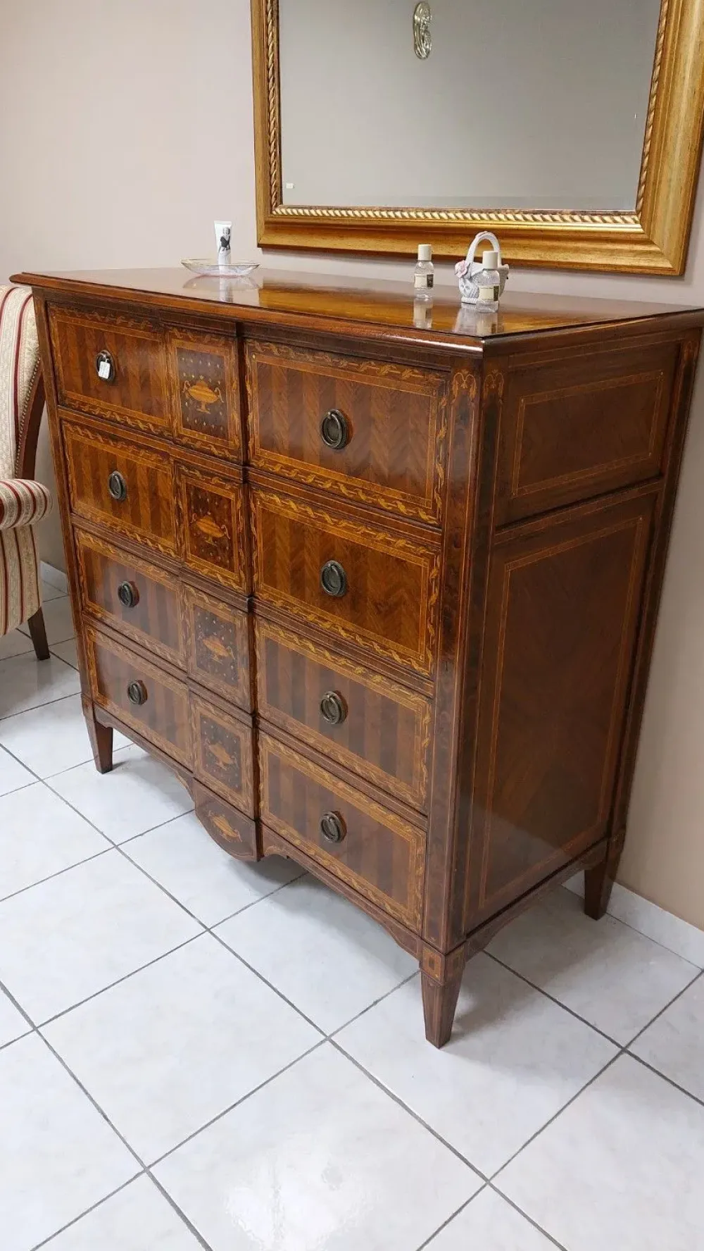 Artigianale Camera da letto in legno , luci e dettagli preziosi a prezzo scontato.- Camere Da Letto