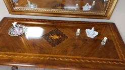 Artigianale Camera da letto in legno , luci e dettagli preziosi a prezzo scontato.- Camere Da Letto