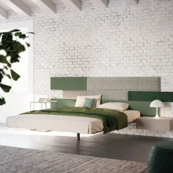 Hot Camera da letto Jasmine compongo night 01 in laccato opaco in Offerta Outlet Camere Da Letto