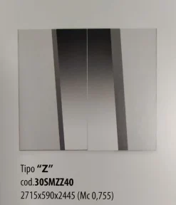 Camera da letto Kloe comp. 04 in laminato a prezzo ribassato^Artigianale Outlet