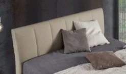 Excò Camera da letto Letto matrimoniale mod.liam in prosconto del 50% in ecopelle a prezzo scontato- Camere Da Letto