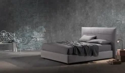 Clearance Camera da letto Letto matrimoniale mod.sax rivestito in ecopelle in promo-sconto del 50% OFFERTA OUTLET Camere Da Letto