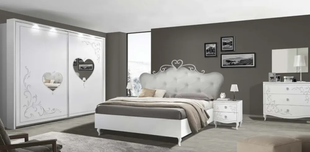 Camera da letto Lucrezia in legno a prezzo Outlet^Md work Discount