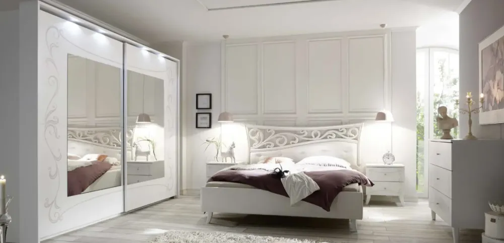 Camera da letto Lucrezia in legno a prezzo Outlet^Md work Discount