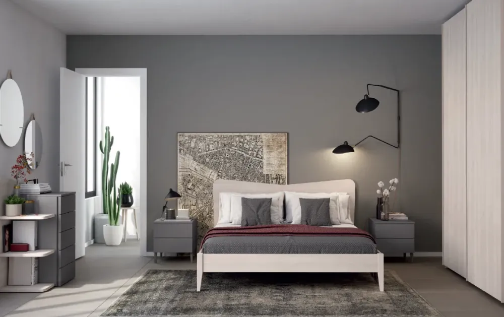 Hot Camera da letto M316 in laminato a prezzo scontato Camere Da Letto