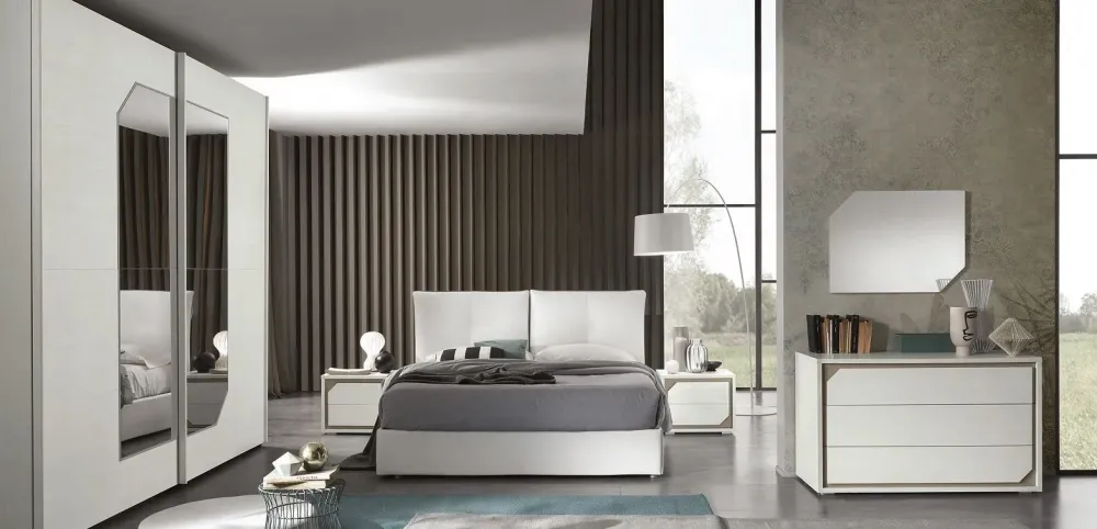 Camera da letto Camera techno design italy a prezzo scontato in laminato^Md work New