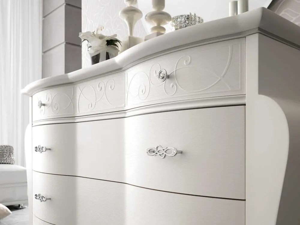 Camera da letto Camera completa luxury frassino bianco a prezzo scontato in legno^Md work Hot