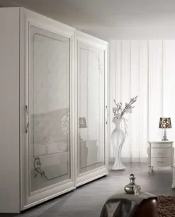 Camera da letto Camera completa luxury frassino bianco a prezzo scontato in legno^Md work Hot