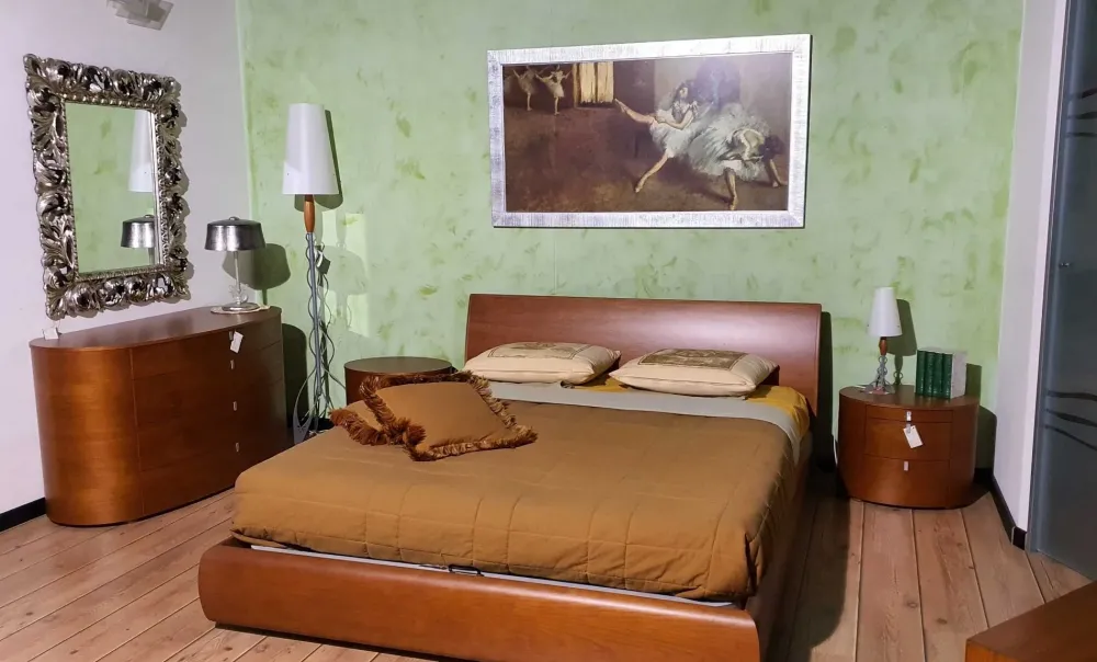 Mobilform Camera da letto Sirio ciliegio a prezzi outlet- Camere Da Letto