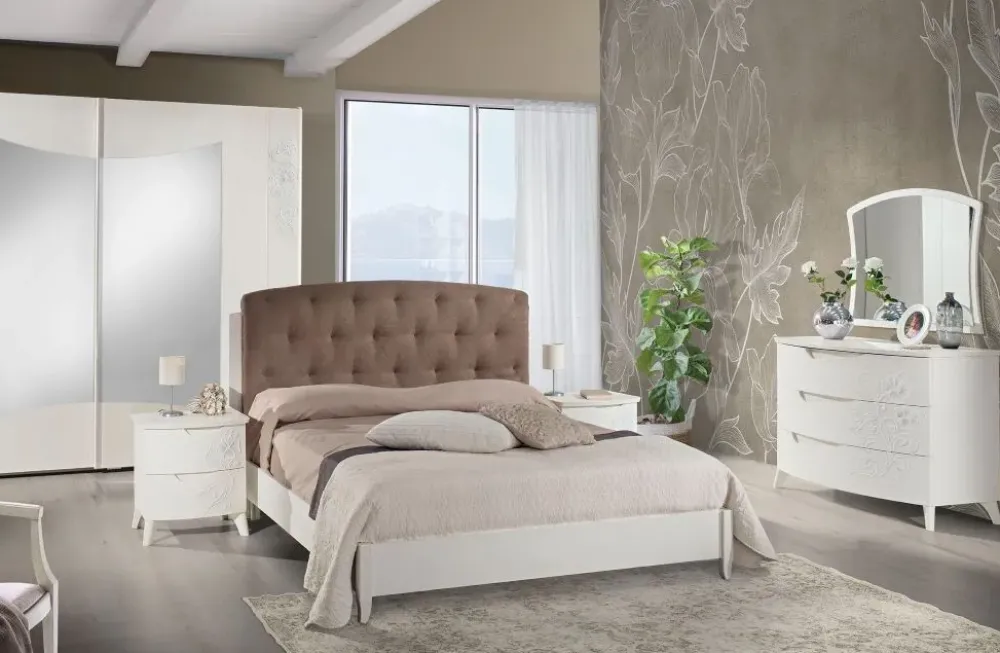 Artigianale Camera da letto Modello emily 1 in laminato a prezzo scontato- Camere Da Letto