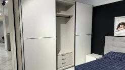 La casa moderna Camera da letto Mood in laccato opaco in Offerta Outlet- Camere Da Letto