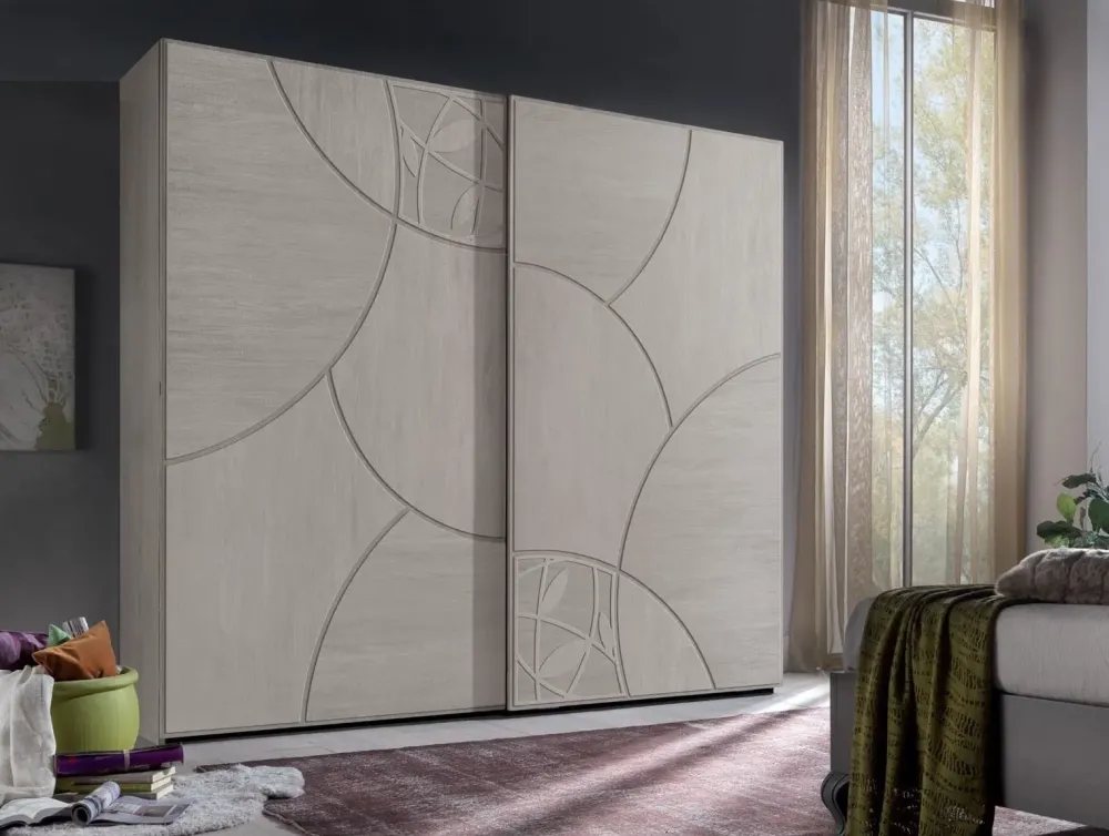 Camera da letto Nicole in legno in Offerta Outlet^Mobilificio Bellutti Best