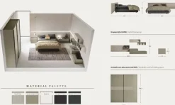 Online Camera da letto Night 01 power in laminato a prezzo ribassato Camere Da Letto