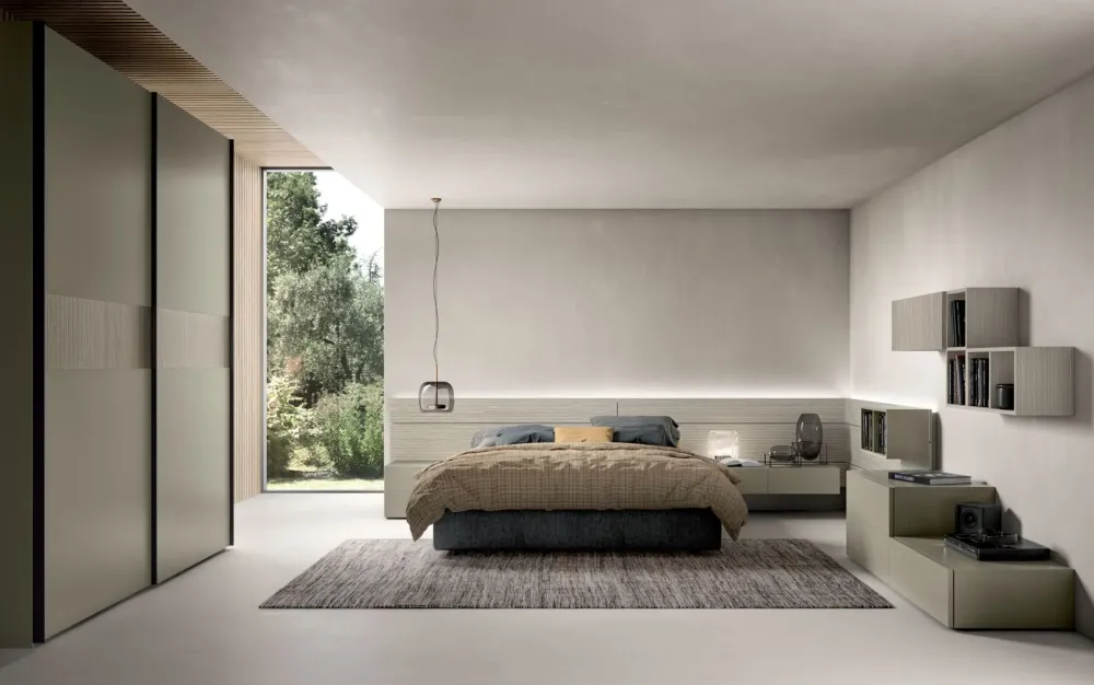 Online Camera da letto Night 01 power in laminato a prezzo ribassato Camere Da Letto