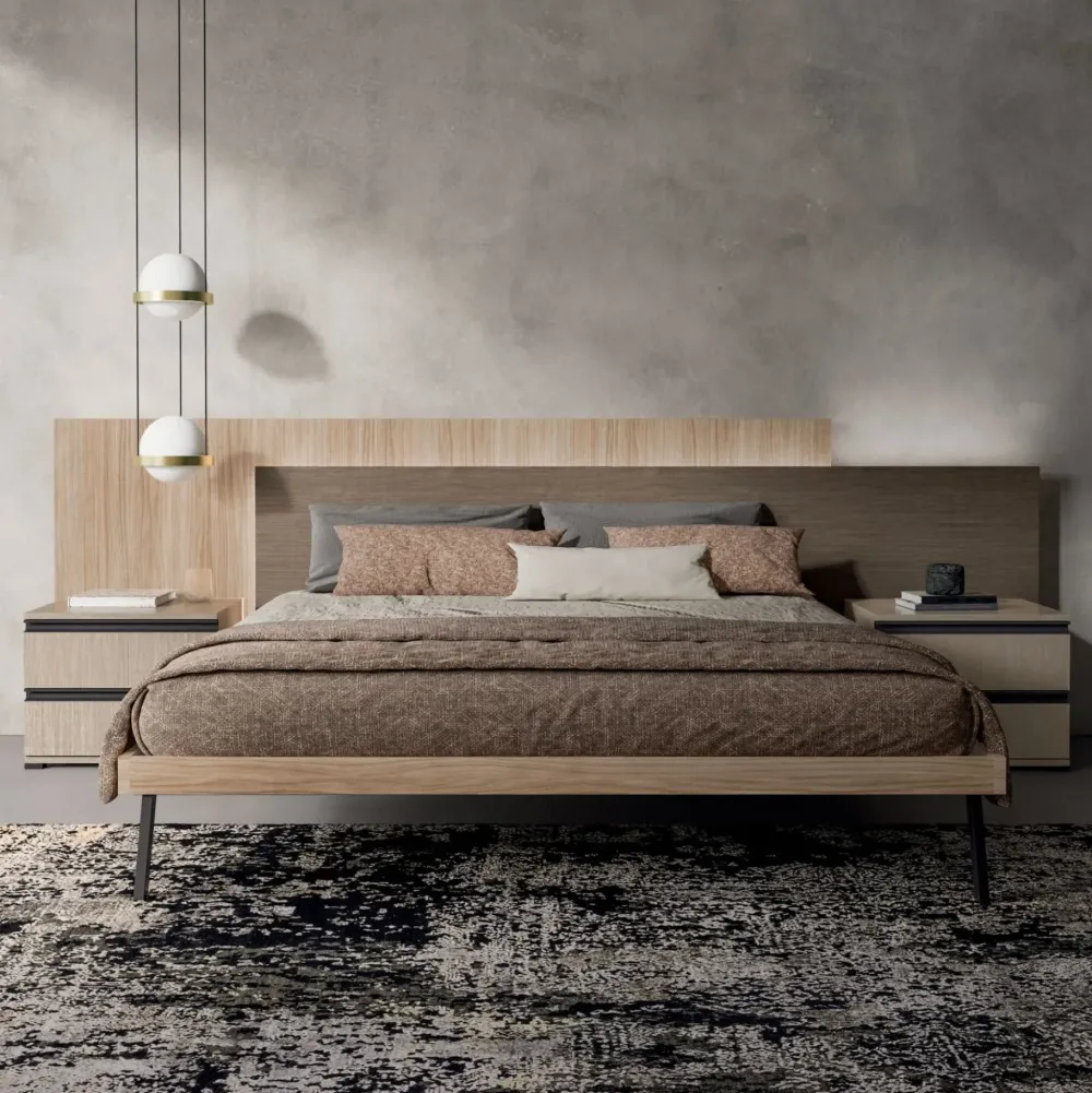 Camera da letto Night 03 power in laminato a prezzo ribassato^ZG Mobili Clearance