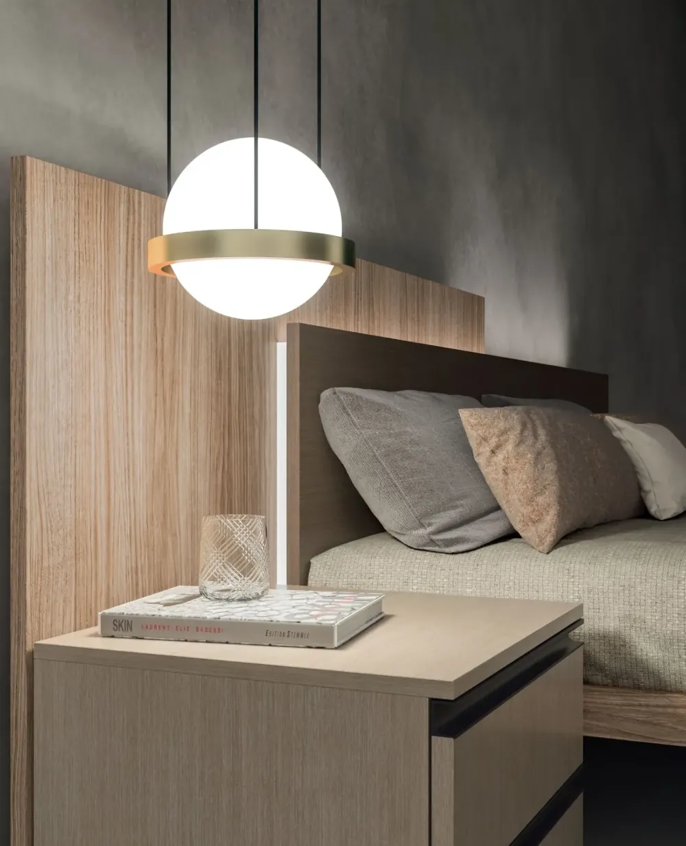 Camera da letto Night 03 power in laminato a prezzo ribassato^ZG Mobili Clearance