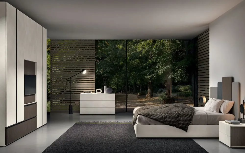 ZG Mobili Camera da letto Night 04 power in laminato a prezzo scontato- Camere Da Letto