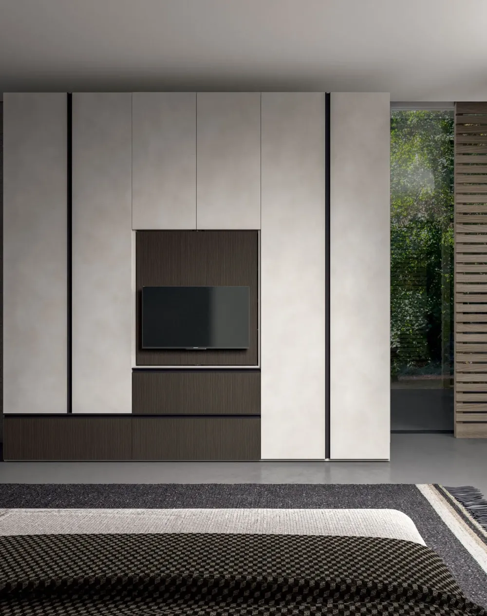 ZG Mobili Camera da letto Night 04 power in laminato a prezzo scontato- Camere Da Letto