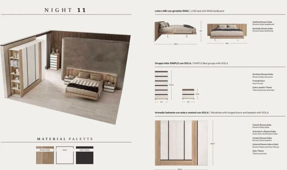 New Camera da letto Night 11 power a un prezzo vantaggioso Camere Da Letto