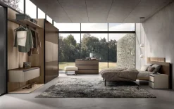 Discount Camera da letto Night 03 power in laminato a prezzo scontato Camere Da Letto