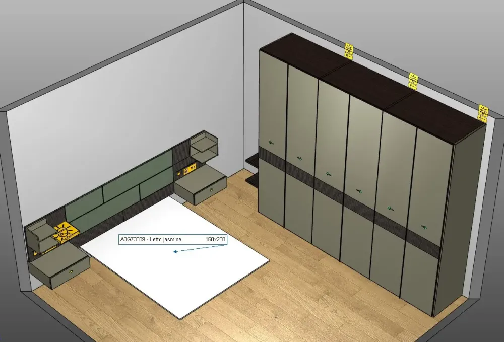 Online Camera da letto Noto in laccato opaco a prezzo scontato Camere Da Letto