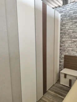 Giessegi Camera da letto Nuvola in laminato a prezzo Outlet- Camere Da Letto