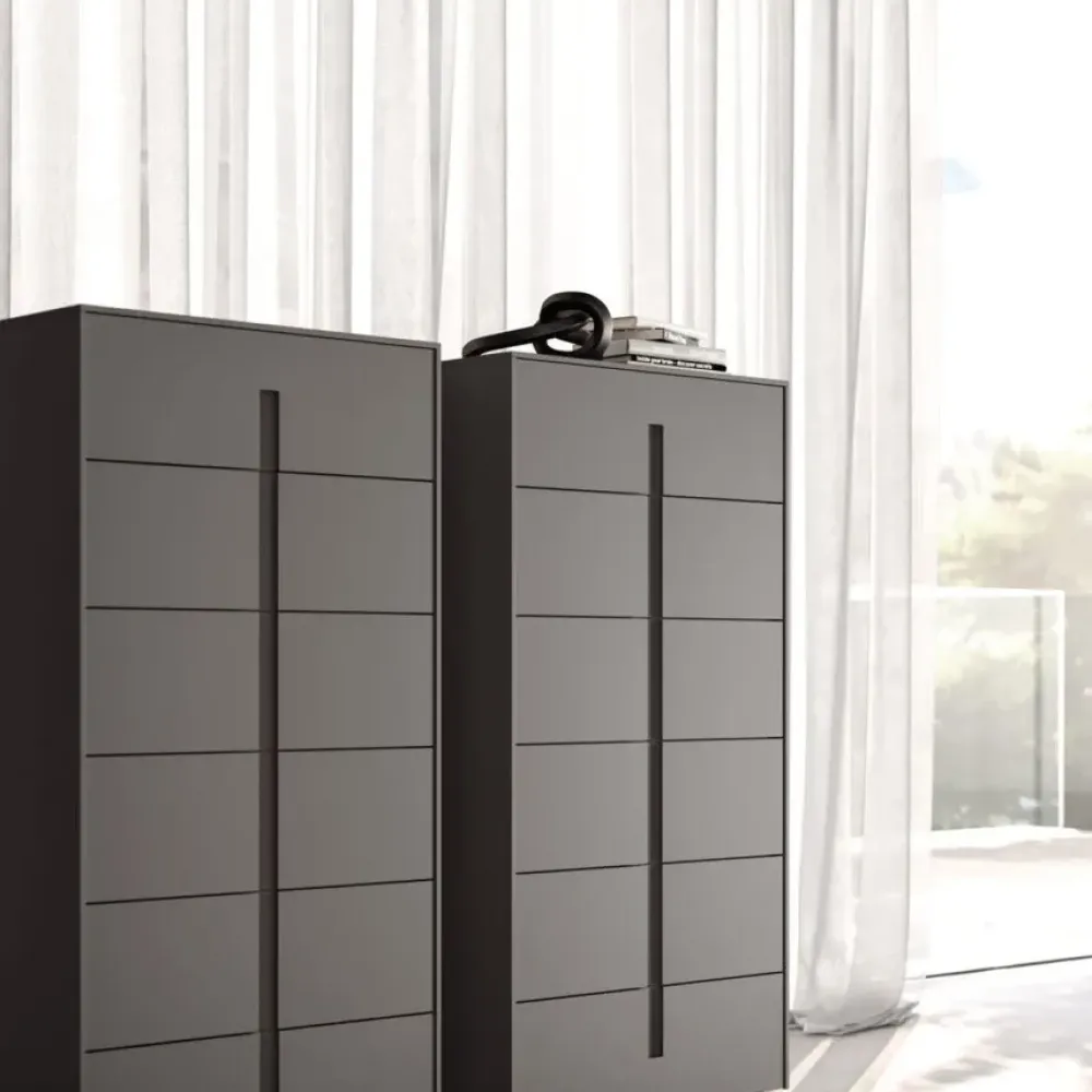 New Camera da letto Ofelia compongo night 17 in laccato opaco a prezzo ribassato Camere Da Letto