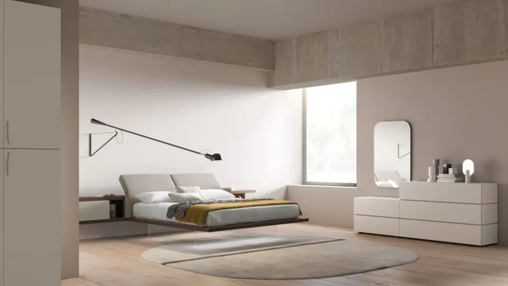 Camera da letto Camera matrimoniale night 19 a prezzo ribassato in laminato^Orme Hot