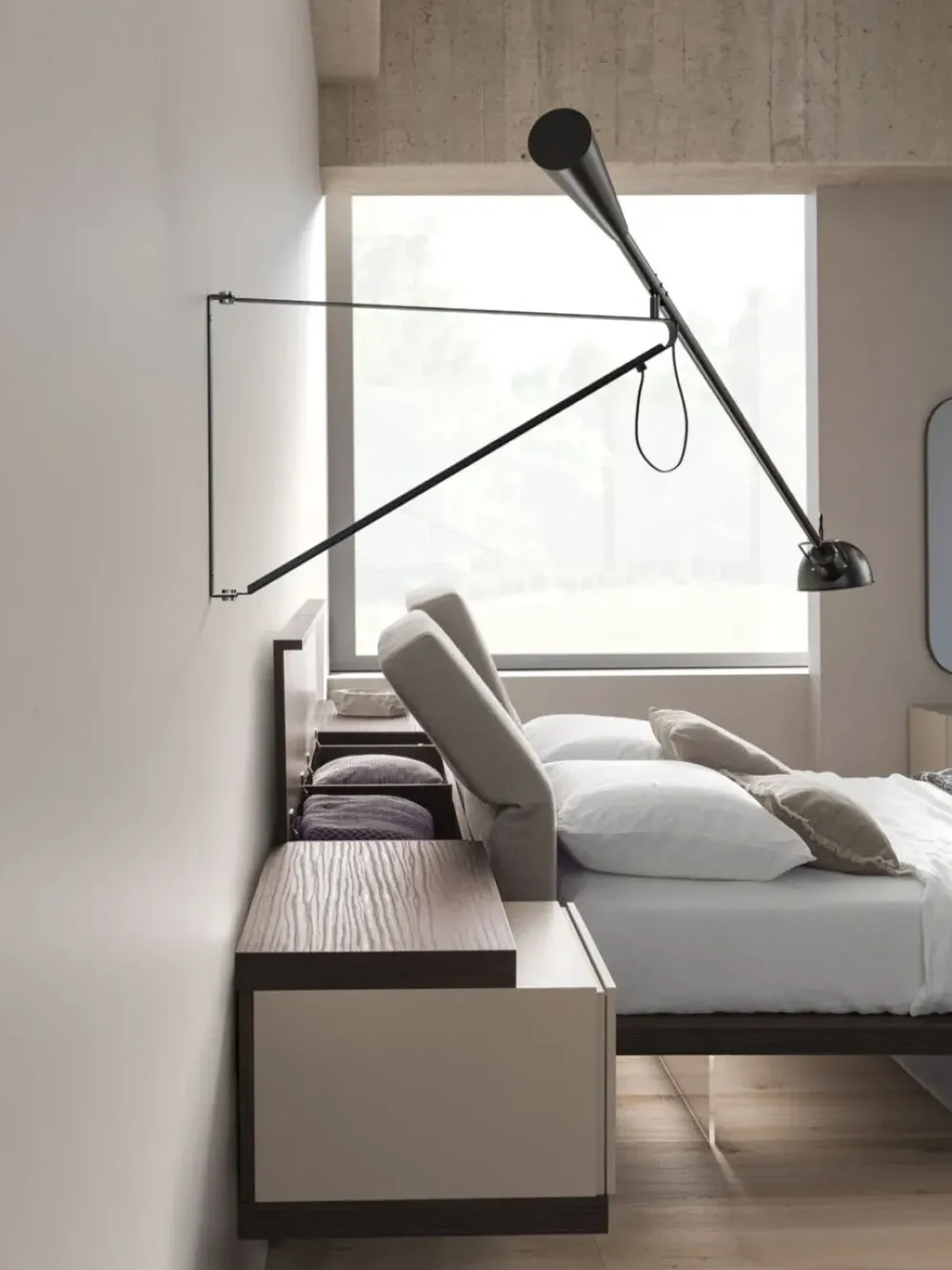 Camera da letto Camera matrimoniale night 19 a prezzo ribassato in laminato^Orme Hot