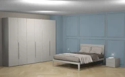 Camera da letto spillo   spazio e battente   in laccato opaco a prezzo Outlet^Pianca