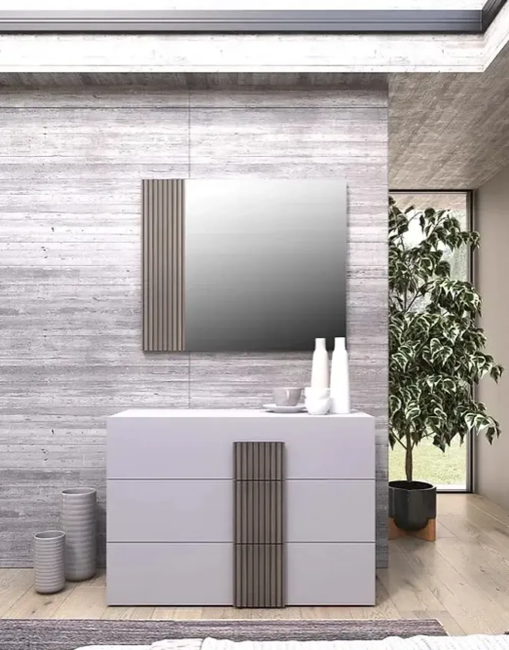 Camera da letto R08 in laminato a prezzo scontato^Artigianale Online