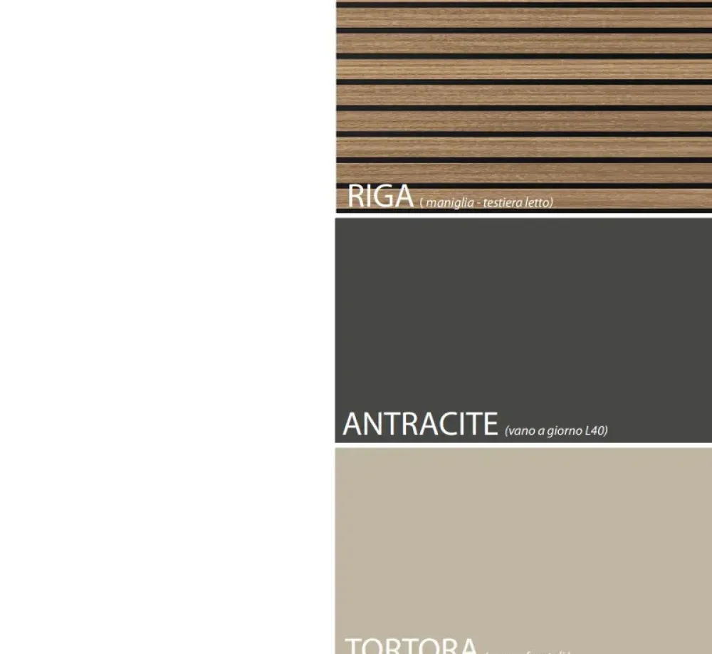 Camera da letto R08 in laminato a prezzo scontato^Artigianale Online