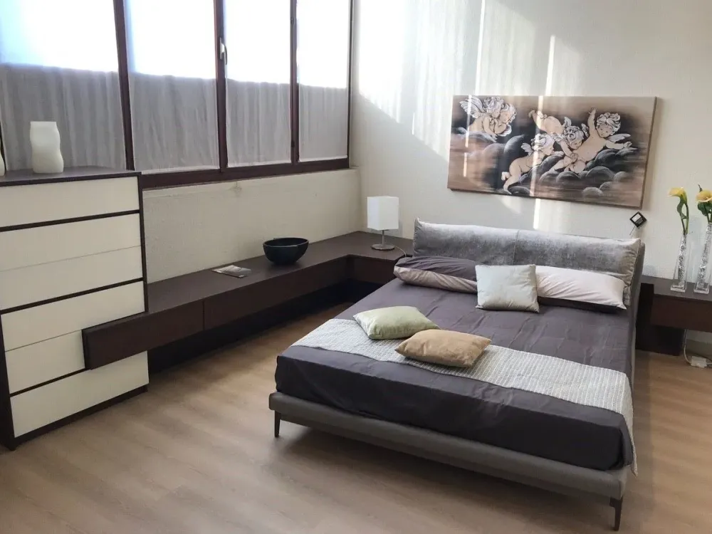 Camera da letto Retro letto in legno a prezzo scontato^Artigianale Hot