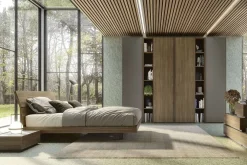 S75 Camera da letto Camera moderna a prezzo scontato in laccato opaco- Camere Da Letto